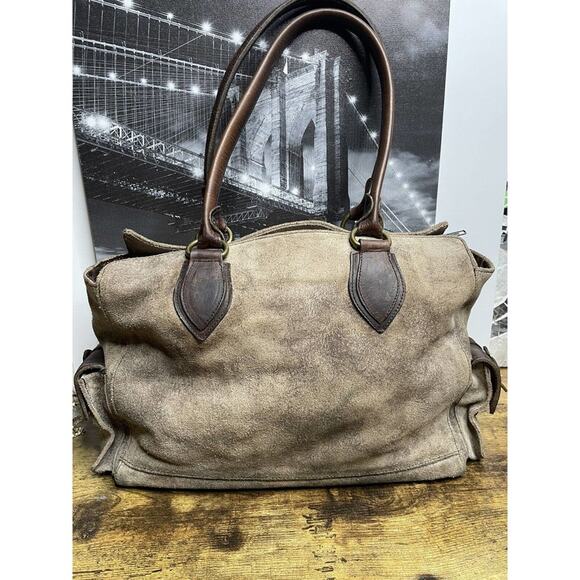 Vintage Designer JUAN ANTONIO LEATHER Hand Bag Made in the U.S.A. - Picture 5 of 16